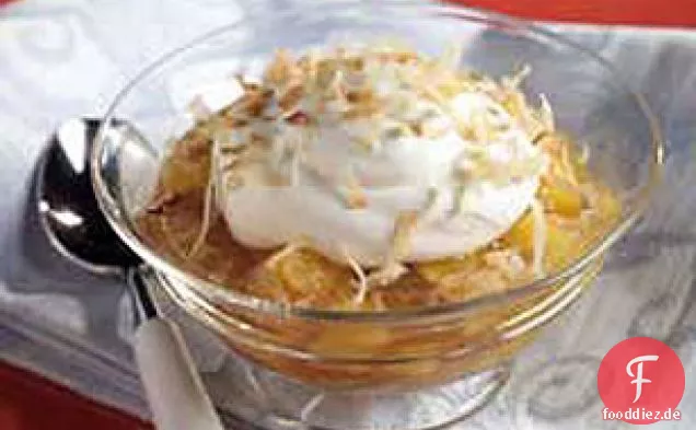 Frische Ananas Tapioka
