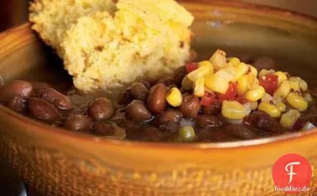 Pikante Bohnen-Suppe