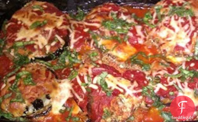 Gesünder Auberginen-Parmesan-II