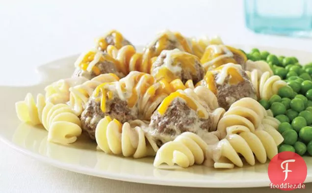 Cheesy Frikadelle Pfanne