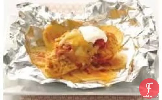 Folie Pack Taco Huhn Abendessen