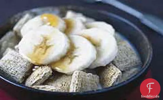 Warmes Ahorn-Bananen-Müsli