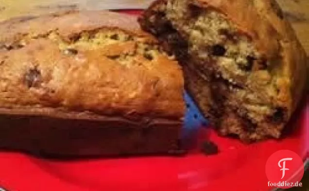 Geschmolzenes Bananenbrot