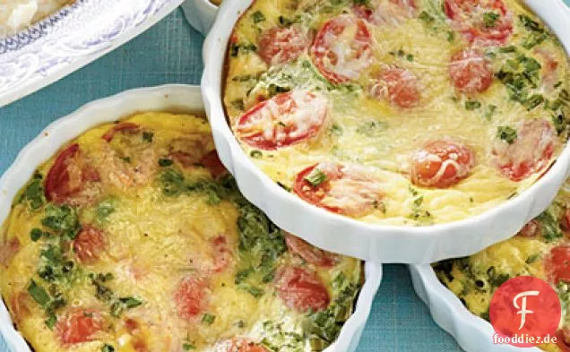 Tomaten-Kräuter-Mini-Frittatas