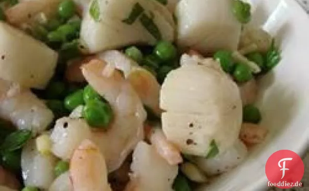 Italienischer Jakobsmuschel-Garnelen-Salat