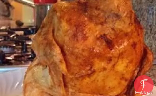 Knoblauch Kraut Bier Butt Huhn