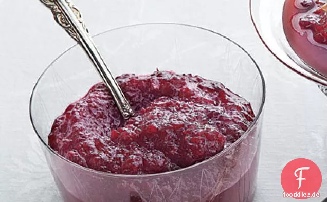 Oma Ermas temperamentvolle Cranberry-Sauce