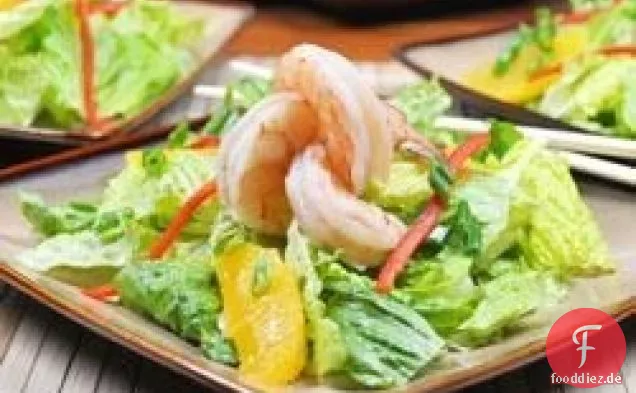 Asiatischer Garnelensalat