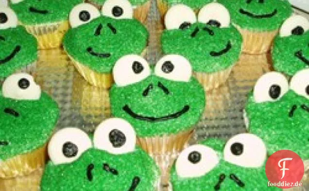 Frosch-Cupcakes