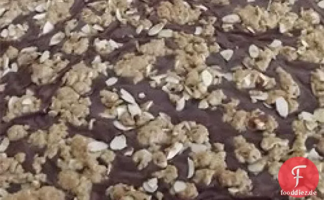 Fudge Nuss Haferflocken Bars
