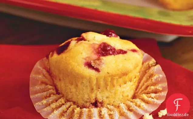 Maismehl-Cranberry-Muffins
