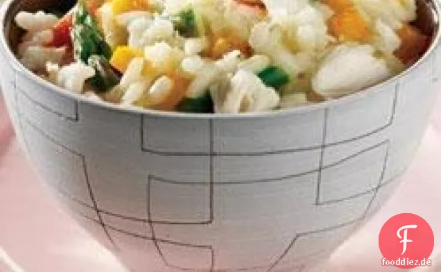 Krabben-Spargel-Risotto