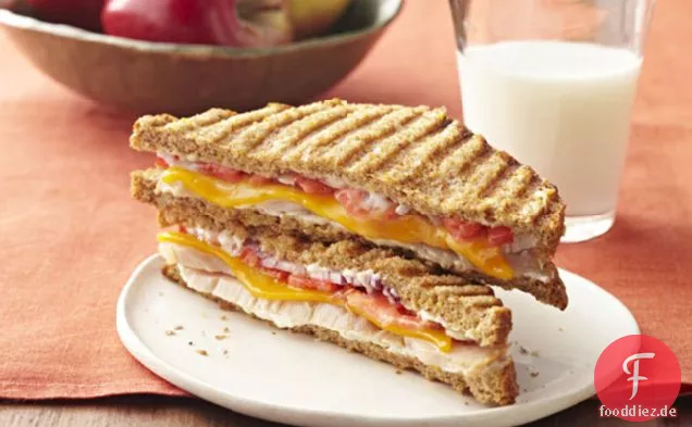 Türkei-Cheddar Panini