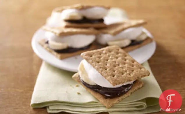 Cremige Banane S'Mores