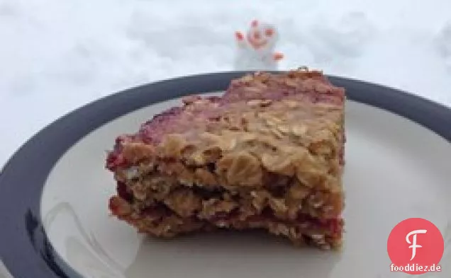 Himbeer-Hafer-Riegel