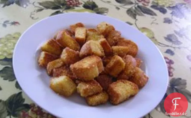 BESTE Knoblauch-Parmesan-Croutons