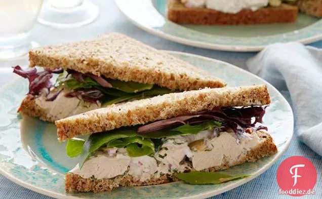 Kräuter Huhn Salat Sandwiches