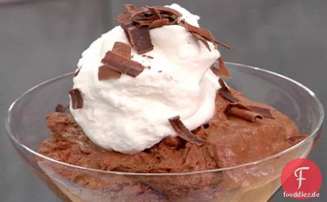 Dunkle Schokoladenmousse
