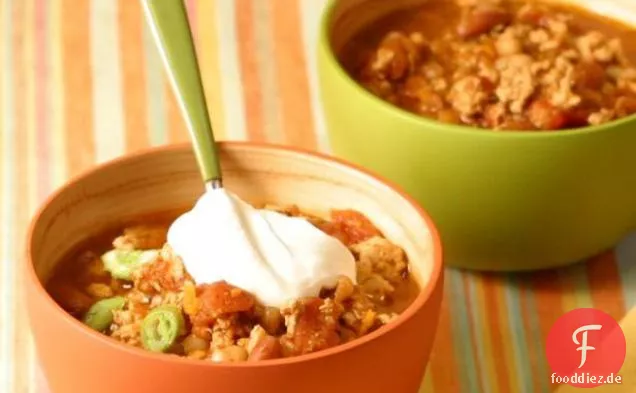 Slow Cooker Huhn Chili