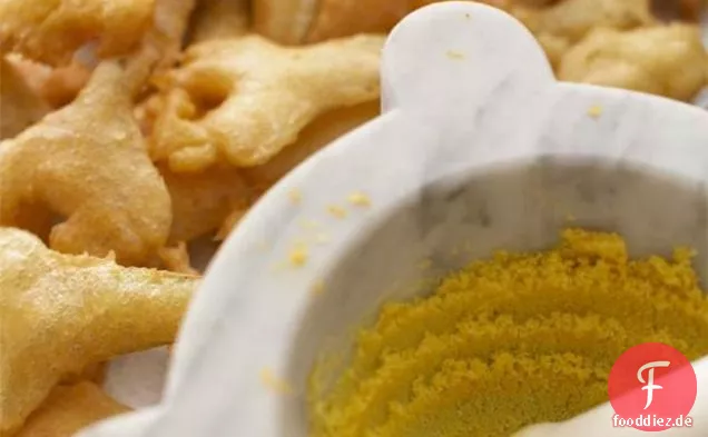 Artischocken-Krapfen mit Meyer-Zitronensalz