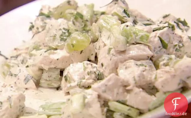 Hühnersalat Veronique