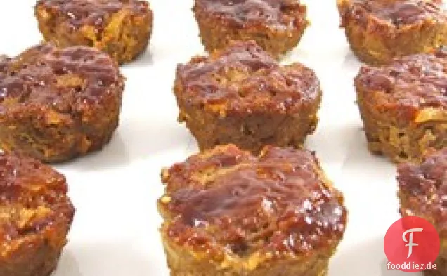 Hackbraten-Muffins mit BBQ-Sauce