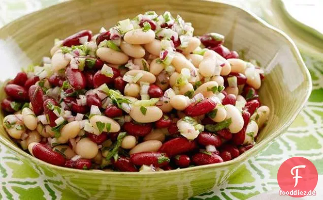 Zwei Bohnensalat