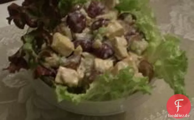 Fruit Tofu Curry Salat