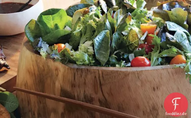 Artischocke, Kirschtomate und Feta-Salat mit Artischocken-Pesto C