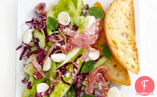 Antipasti-Abendessen-Salat