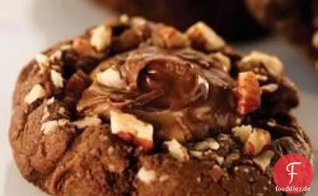 Schildkröte Fudge Schokolade Chip Cookies