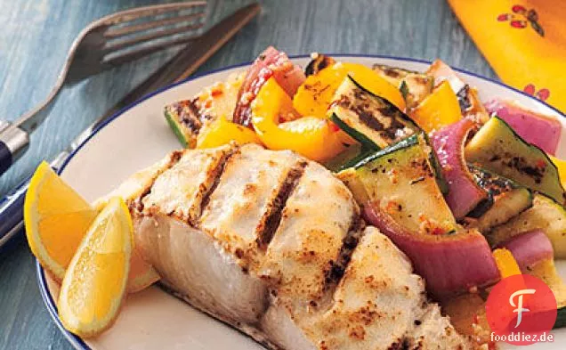 Parmesan-Zitrone Mahimahi