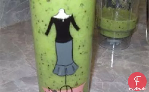 Magerer grüner Smoothie