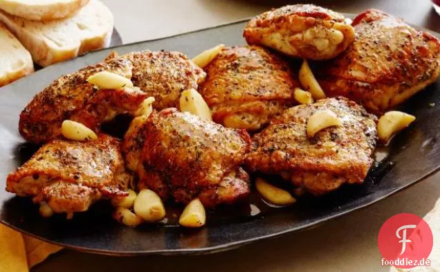 Geröstete Knoblauchzehe Huhn