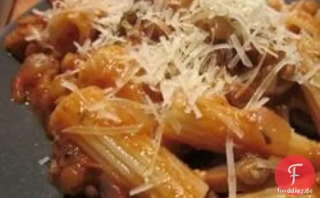 Sizilianische Linsen-Pasta Sauce