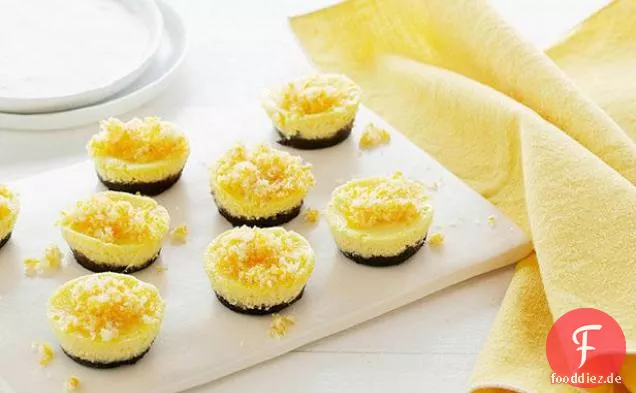 Individuelle Orangen- und Schokoladenkäsekuchen