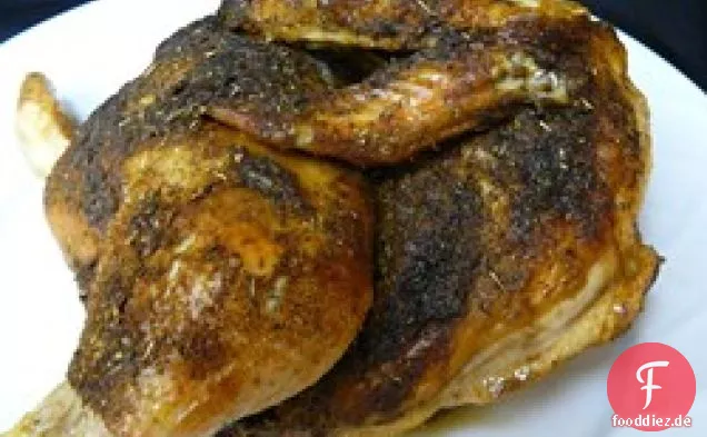 Super einfacher Ofen gegrilltes Huhn