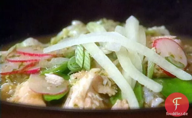 Süß-saure thailändische Fischsuppe