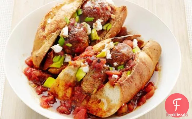 Mexikanische Fleischbällchen Subs