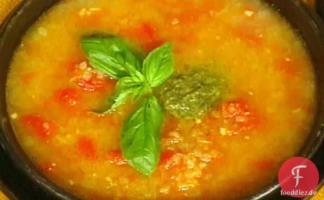 Tomaten-Knoblauch-Suppe