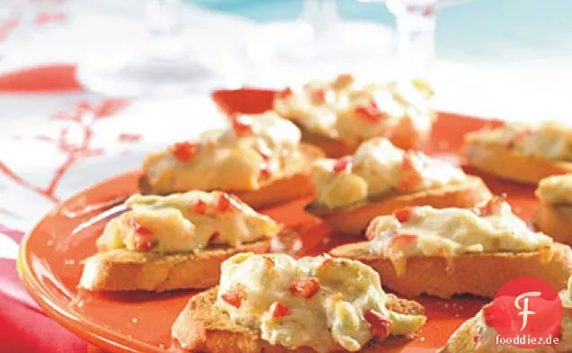 Parmesan-Artischocken-Crostini