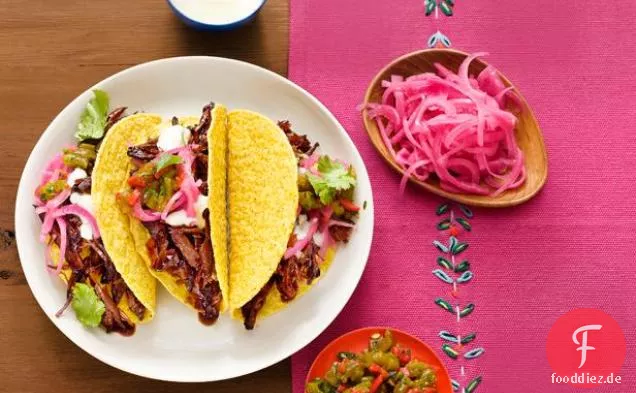 Rote Chile Kurze Rippe Tacos