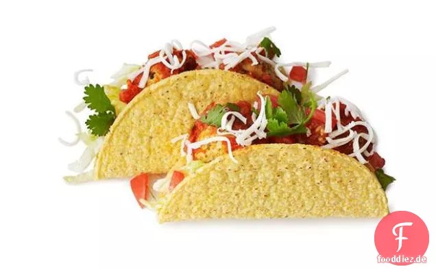 Chipotle Huhn Frikadelle Tacos