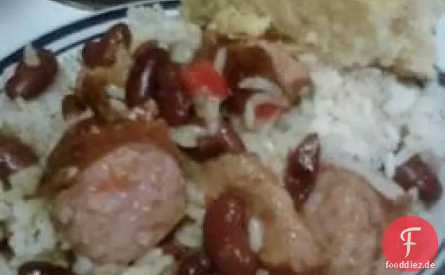 Richard und Suzannes berühmte rote Bohnen und Wurst