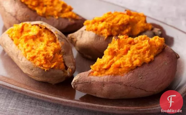 Zweimal gebackene Süßkartoffeln