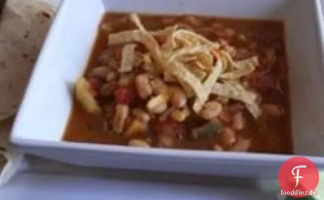 Mexikanische Bohnen-Kürbis-Suppe
