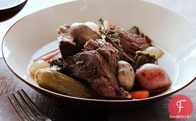 Schmorbraten mit Babygemüse