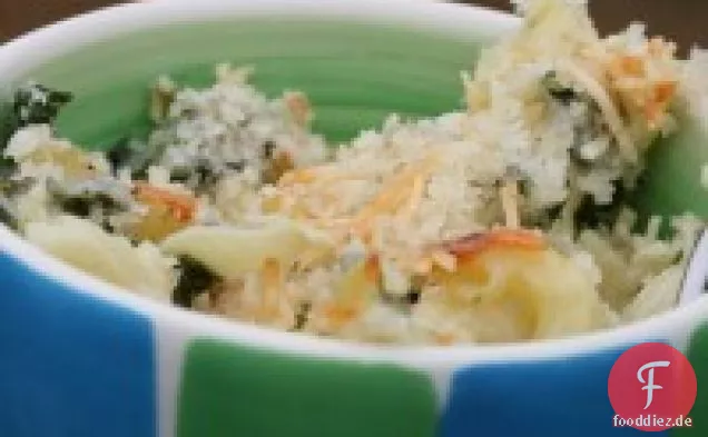 Spinat-Artischocke Makkaroni und Käse
