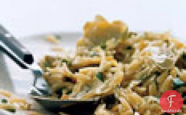 Orzo mit Artischocken und Pinienkernen