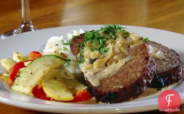 Irish Hackbraten mit Kohl-Sahne-Sauce